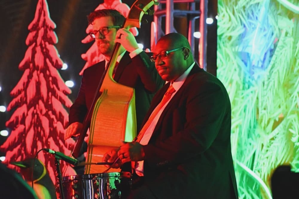band performing 