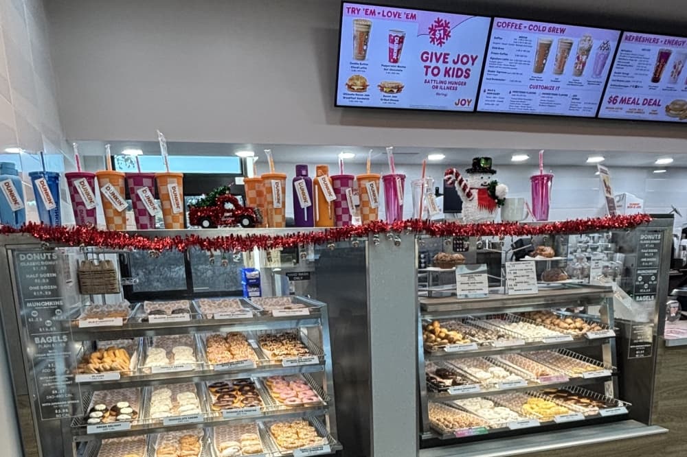 The Dunkin' inside Market@StoneOak is open all day. (Courtesy Market@StoneOak)