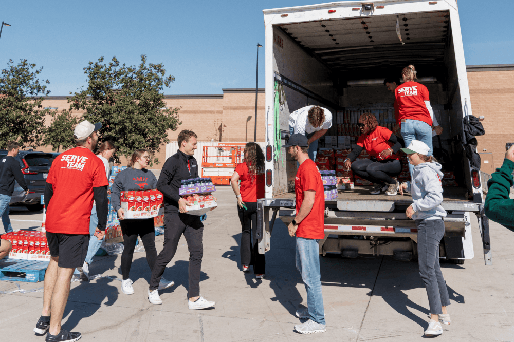 Milestone Church delivering 5.5 tons of high-quality food to local food banks as part of community outreach and holiday donation efforts