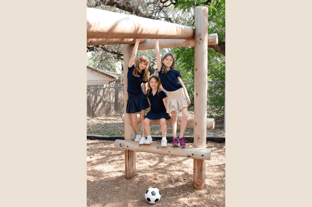 Students on playground