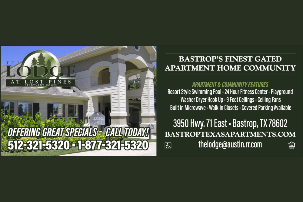 The Lodge at Lost Pines Apartments advertisement