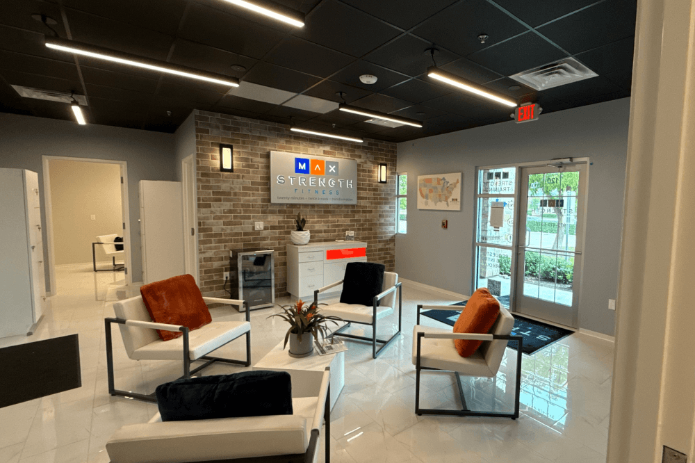 Gym lobby in FlowerMound