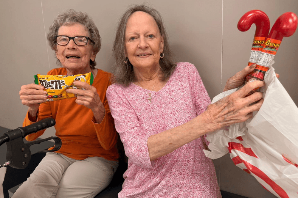 Dining and social experiences for seniors in the Village Program® at Woodhaven Village.