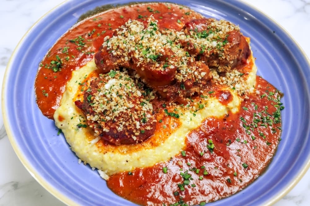 bowl of meatballs