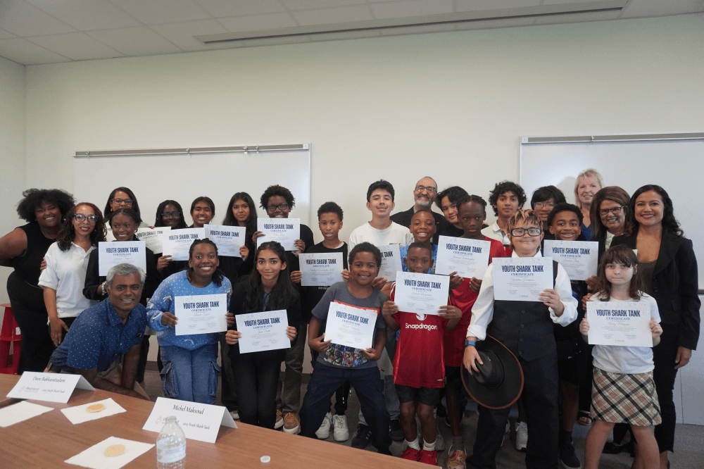 Pearland Innovation Hub Youth Shark Tank camp