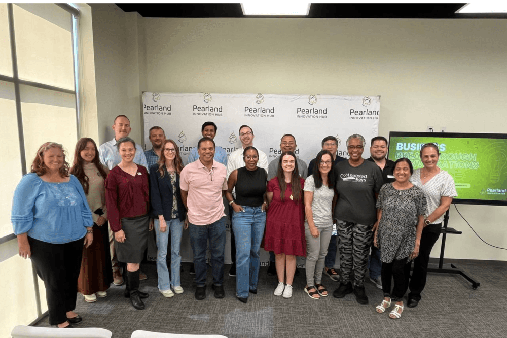 Pearland Innovation Hub member group photo
