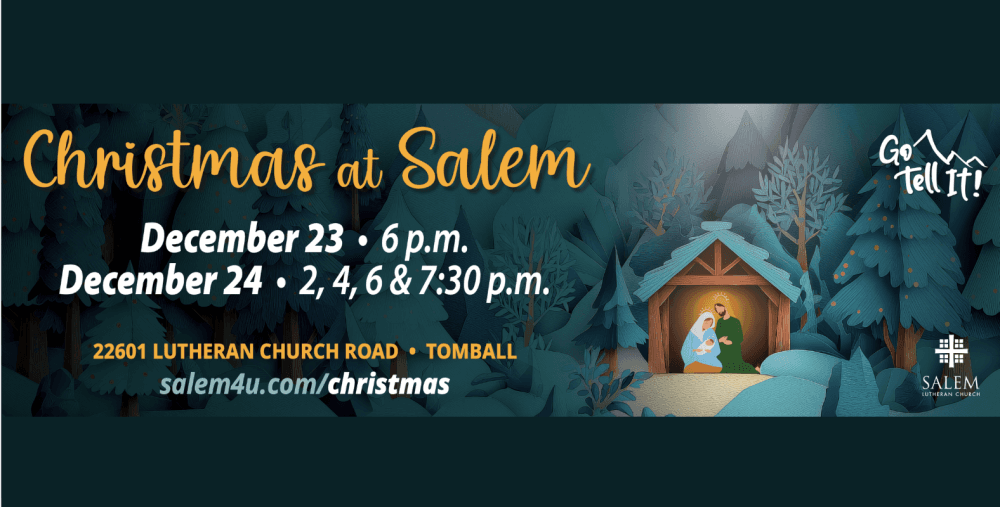 This Christmas, don’t just celebrate—share the greatest gift of all at Salem Lutheran Church
