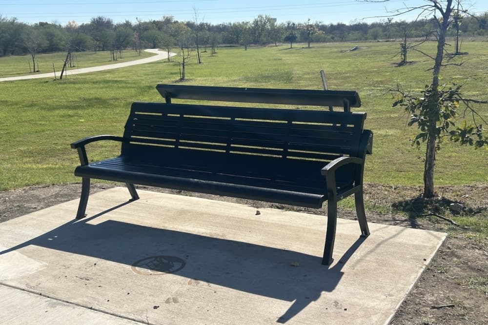 New solar-powered benches installed at Cibolo H-E-B fishing pond