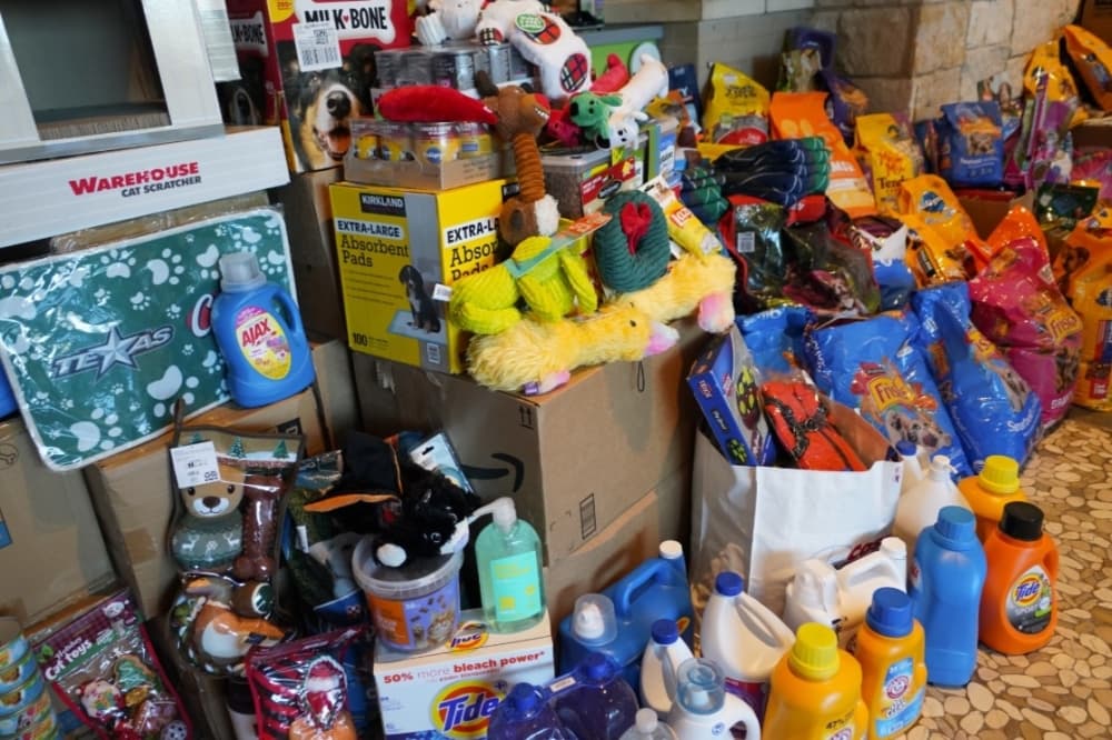 Harris County Precinct 3’s ‘Santa Paws’ drive delivers more than 1,000 donations to county animal shelter