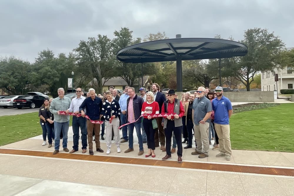 Georgetown opens outdoor event venue Light & Waterworks District Plaza