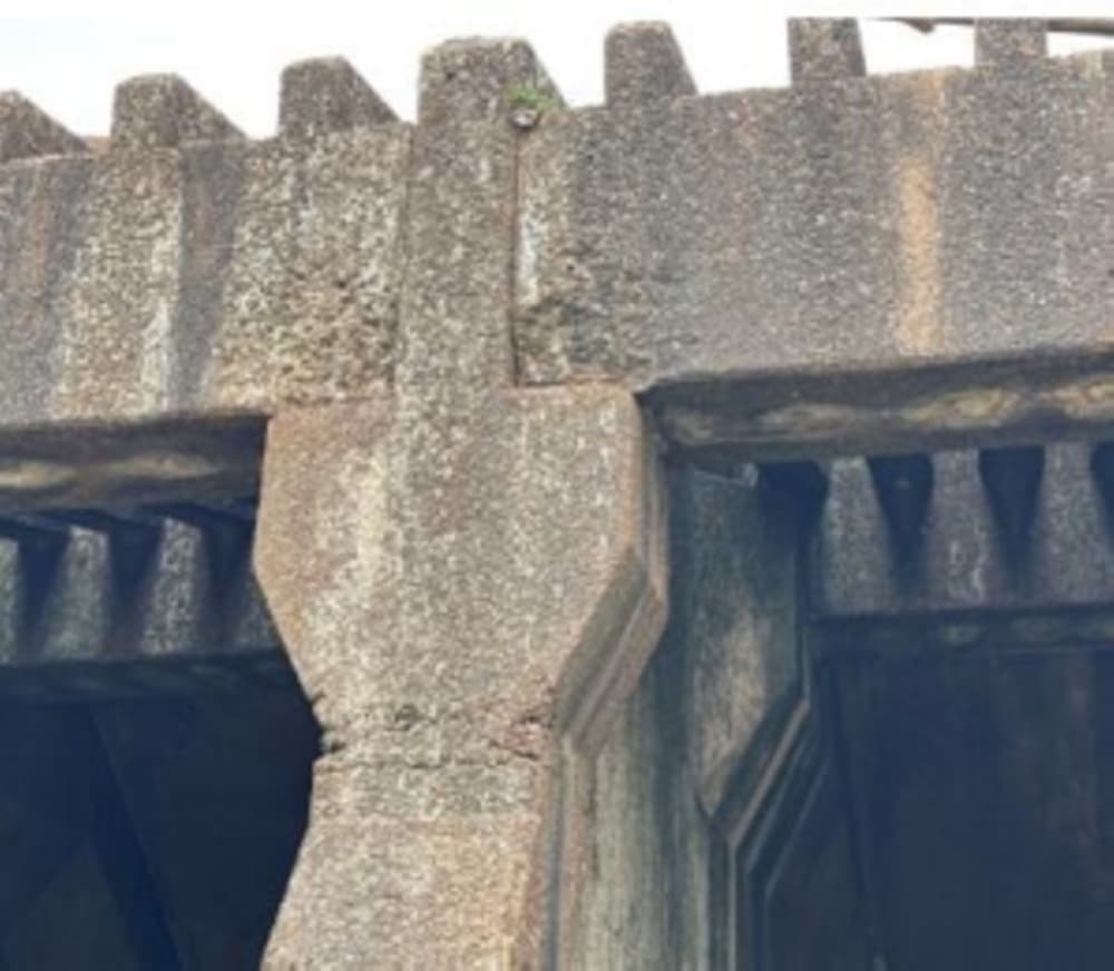 Cracks formed in the wall will be repaired through the Lake Houston Dam Void and Concrete Repair Project. Courtesy Coastal Water Authority)