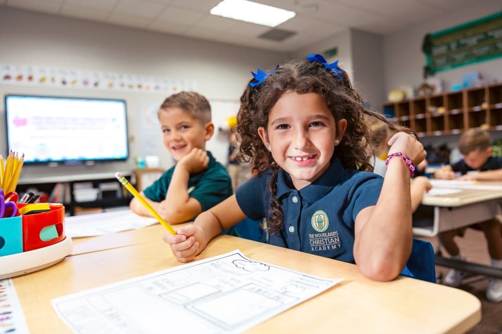 students in a classroom