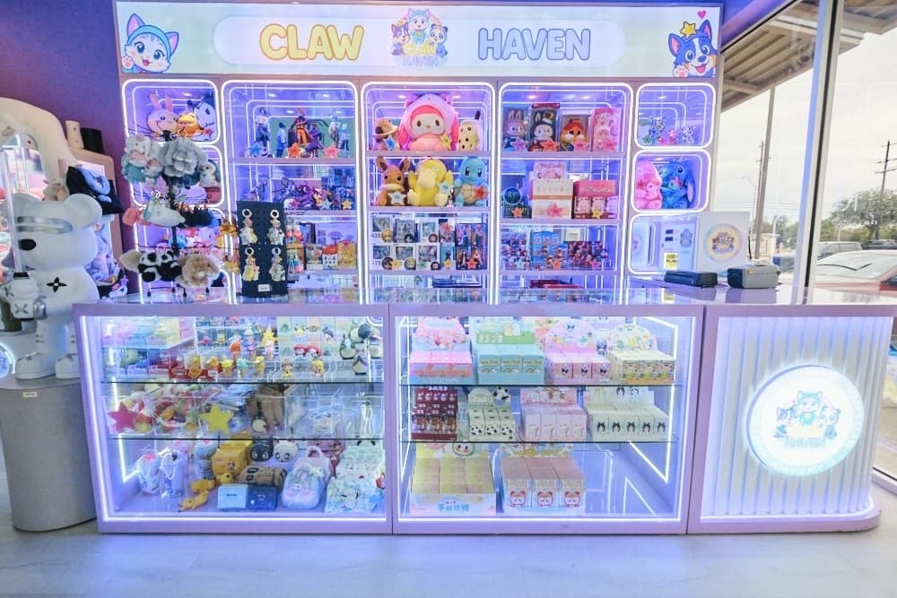 Claw Haven now open in Cedar Park offering claw machine arcade games and prizes