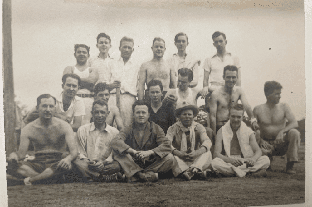 Old group photo of YMCA members 