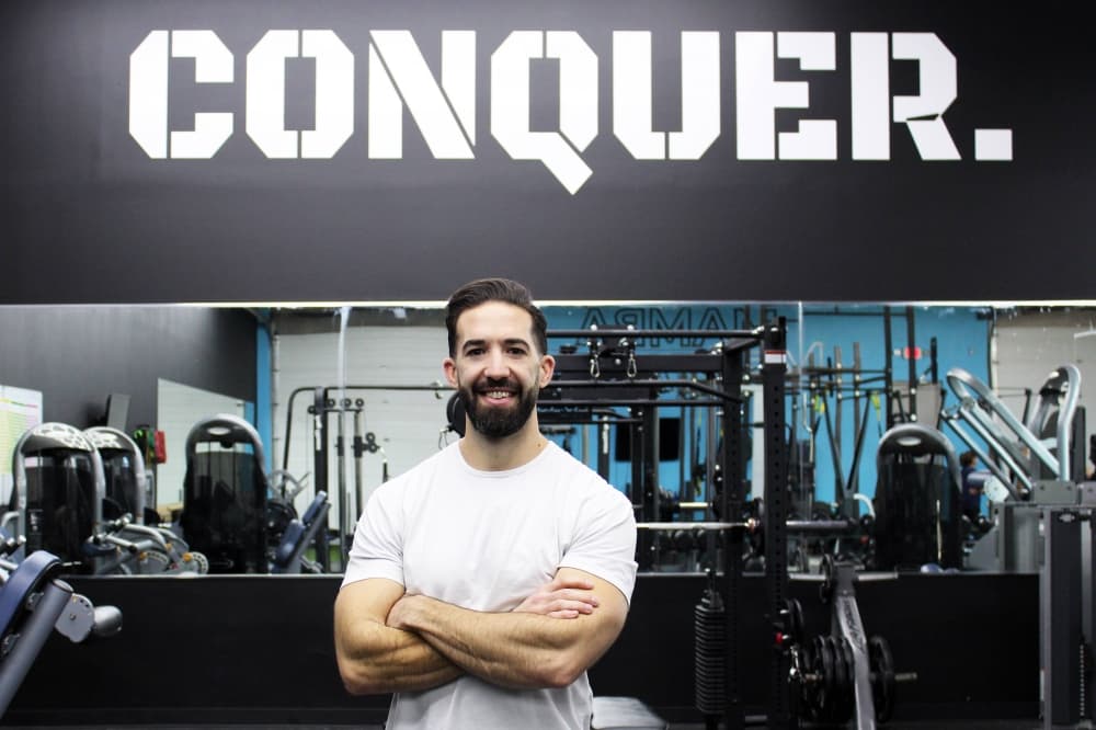 John Dougherty opened Conquer Fitness in 2024 in Trophy Club. (Karen Chaney/Community Impact)
