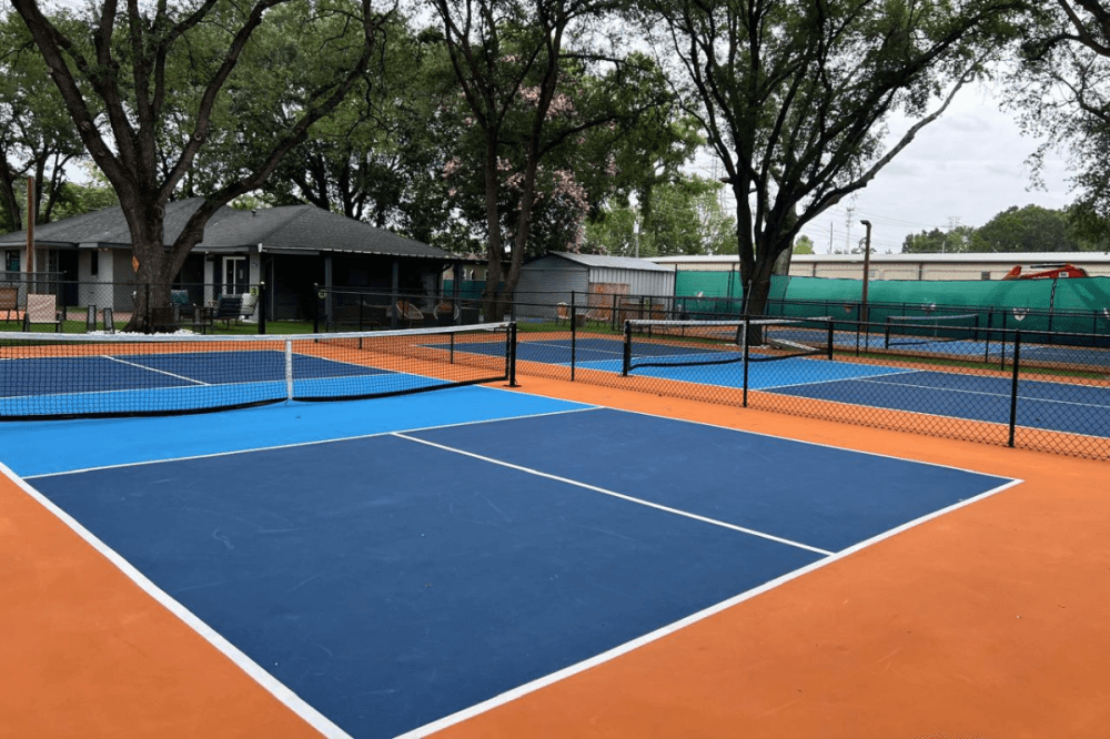 There are five courts available at Pickleball World Club. (Courtesy Pickleball World Club)