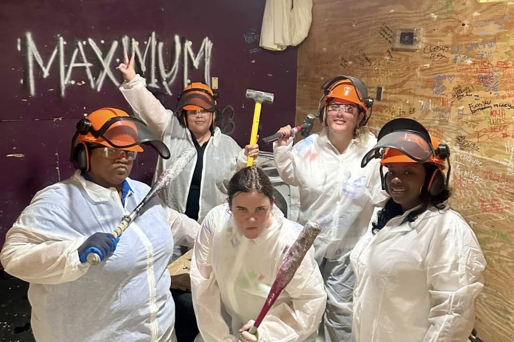 Maximum Rage offers rage rooms for groups of 2-5 participants where customers can create their own rage experience. (Courtesy Maximum Rage)