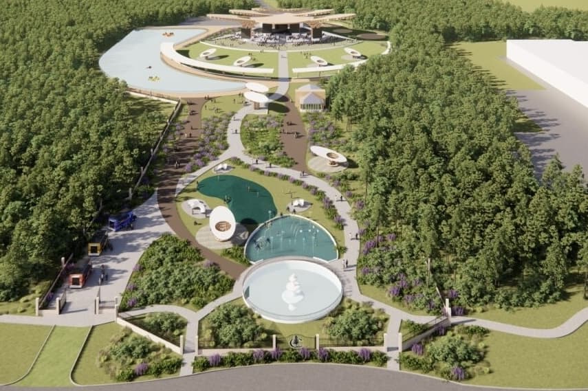 Council approved the resolution to reserve the land 4-1, with Mayor Pro Tem Howard Wood voting against. The concept now moves to Conroe Industrial Development Corp. for further consideration. (Rendering courtesy city of Conroe)