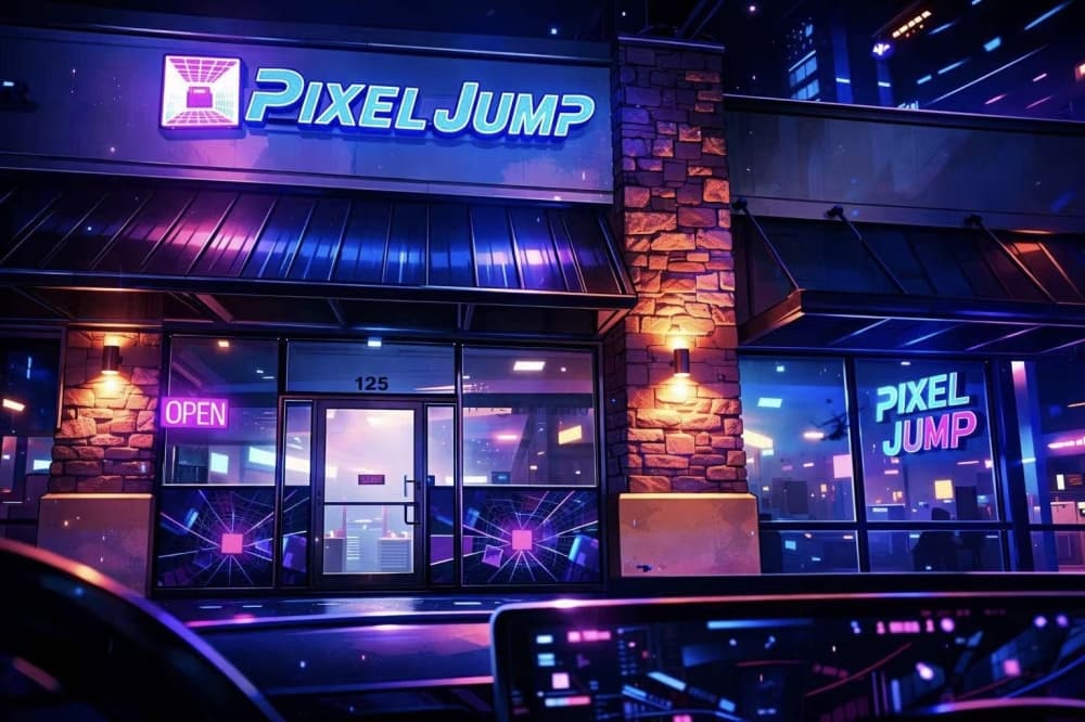 Pixel Jump now open, offering interactive games in Fort Worth