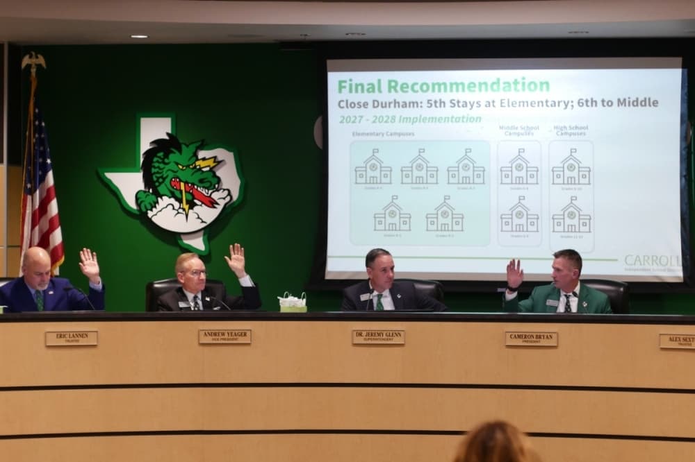 Carroll ISD takes next step in selling Don T. Durham Intermediate School property