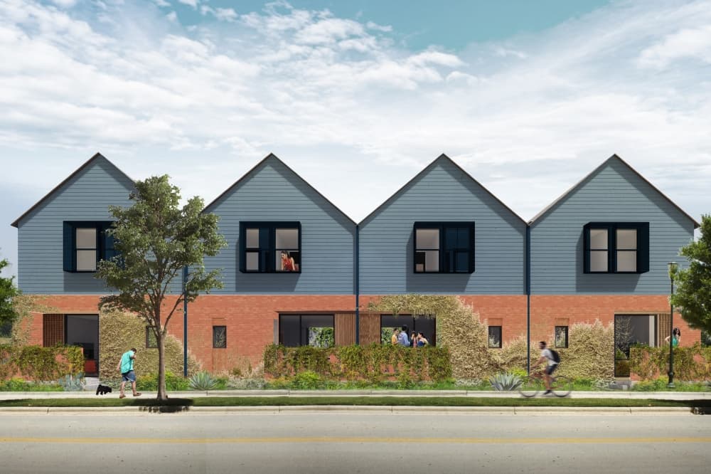 Second phase of Sorin Row Homes nears completion in Mueller