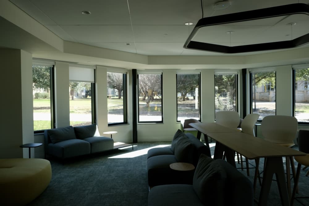 Both dorms have lounge and study space. (Gracie Warhurst/Community Impact)