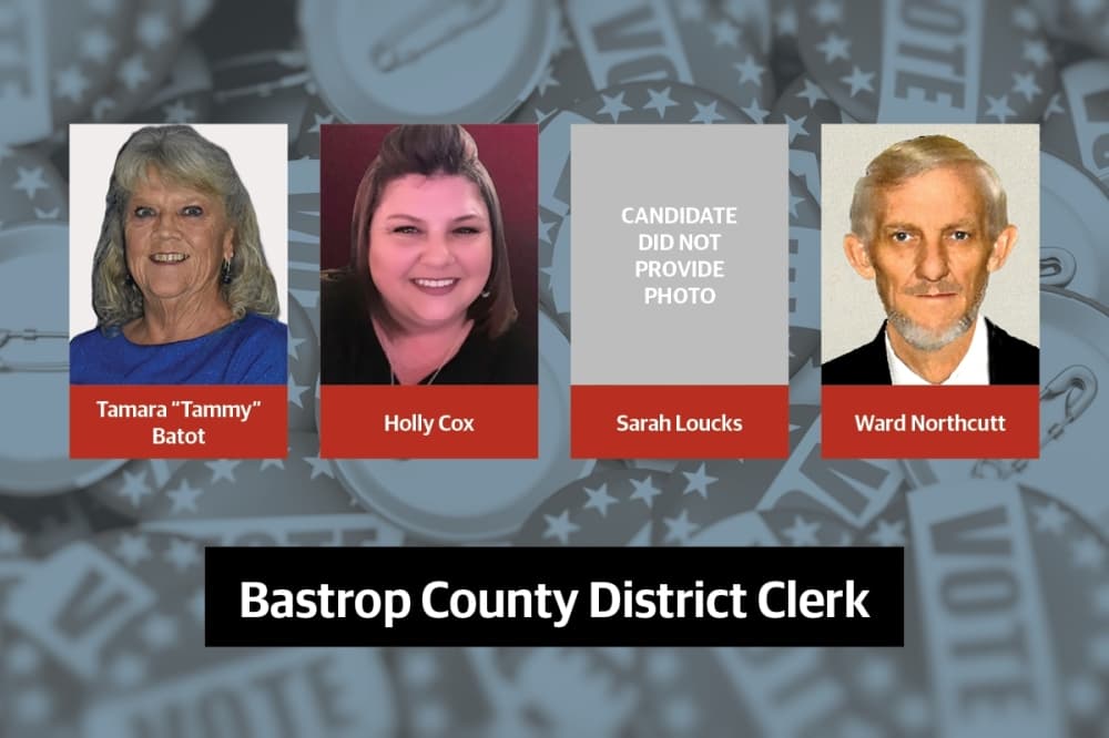 Q&A: Meet the candidates for Bastrop County district clerk