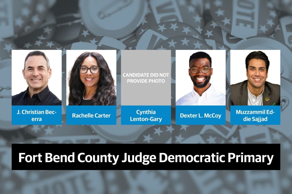Meet the 5 Democratic candidates for Fort Bend County judge ahead of the March primary election