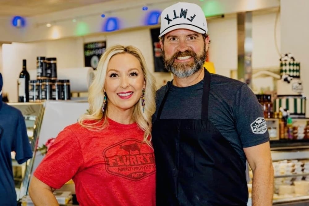 Co-owners Clayton and Katie Flurry