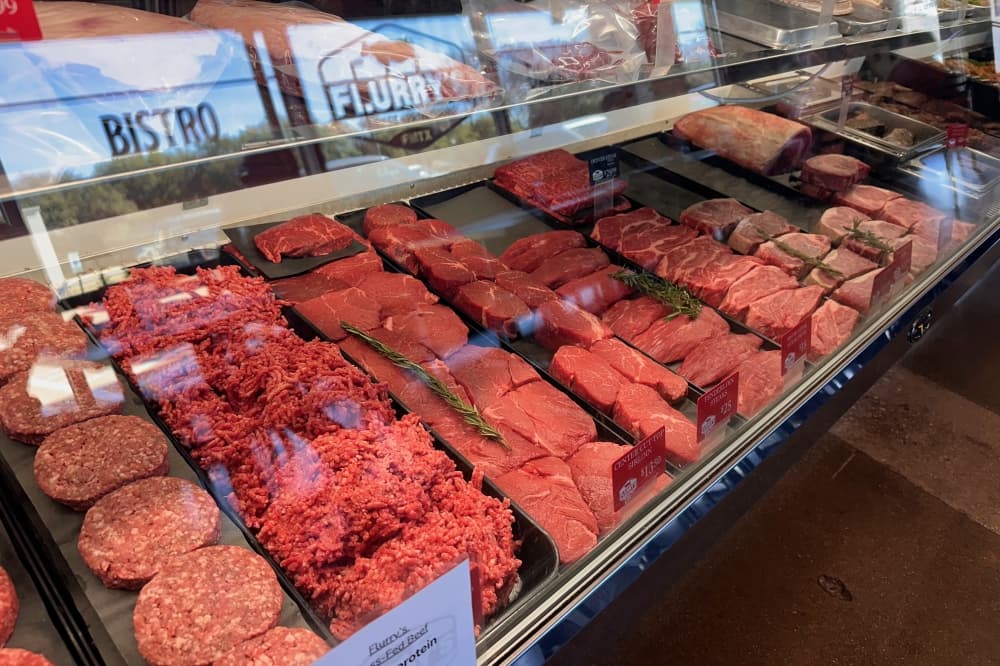 Beef in the market