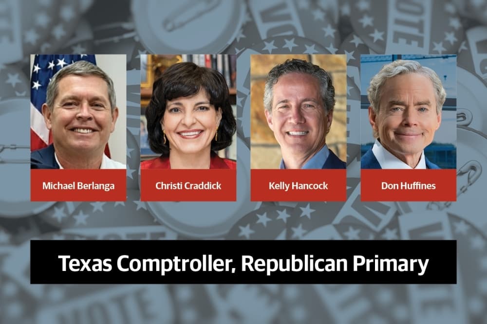 Q&A: Get to know the Texas Republicans running for state comptroller in the March primary