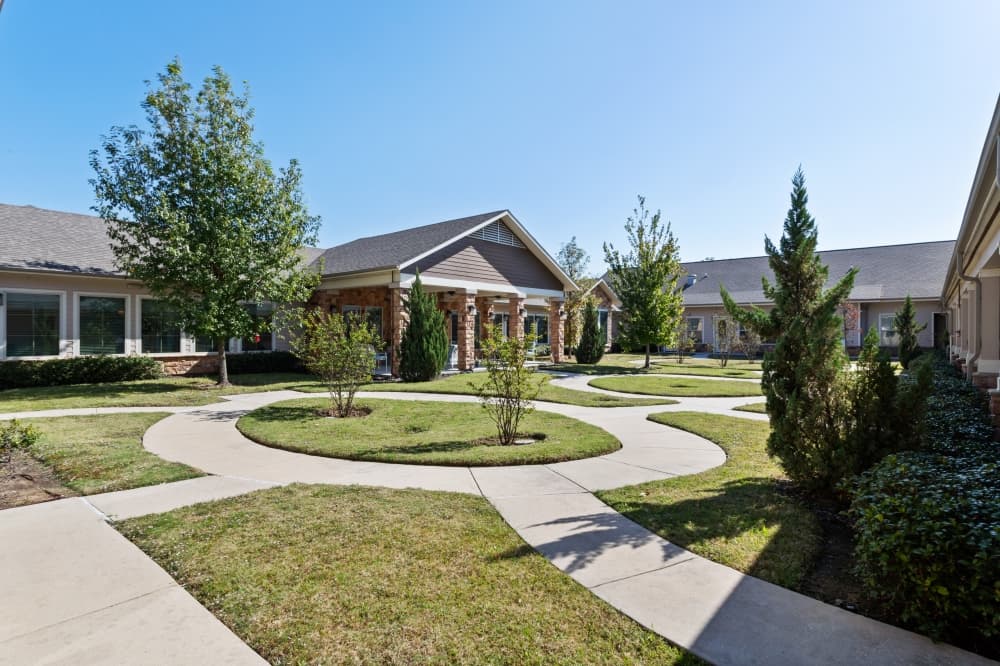 Wood Glen Court courtyard