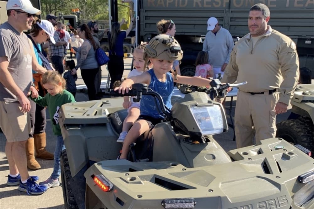 family event with trucks