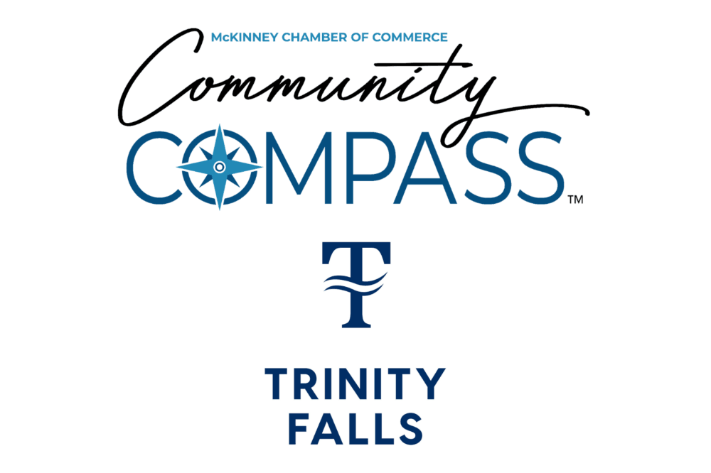 Community Compass and Trinity Falls logos