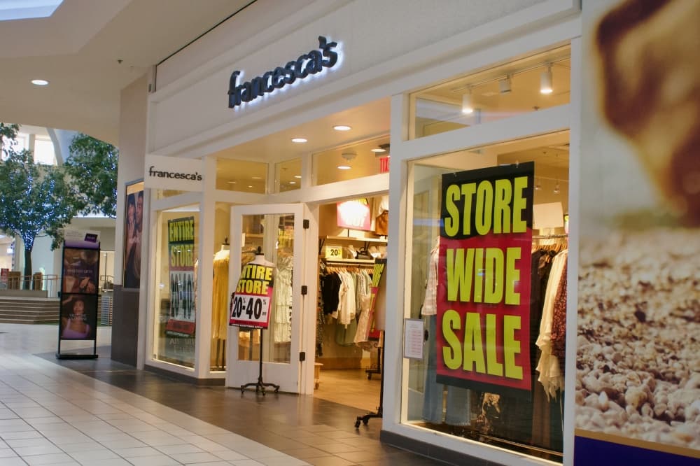 Francesca's to close all locations, liquidate inventory