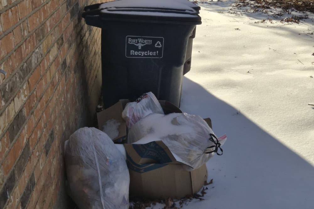 City officials for Keller, Roanoke, Fort Worth delay trash, other services due to weather