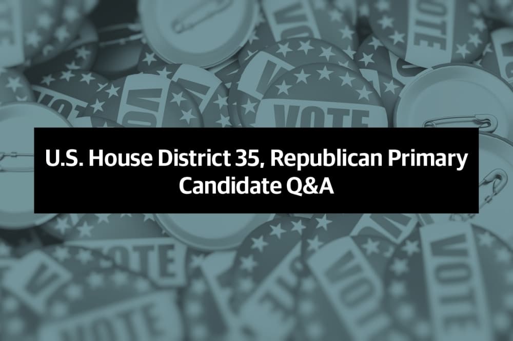Meet the Republican candidates for the US House of Representatives District 35 March primary