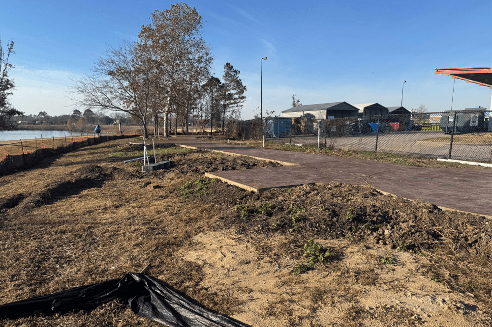 Revitalized Yard Wise Garden at John Hargrove Environmental Complex in Pearland showcasing drought-resistant Texas native plant gardens