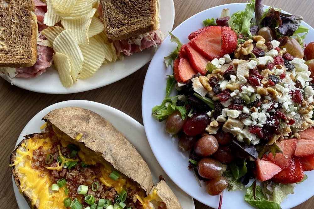 An image of some of the food served. 