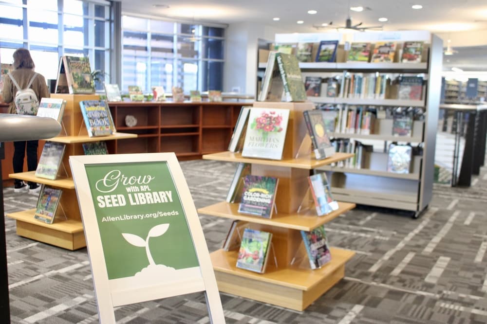 Seed library at Allen Public Library