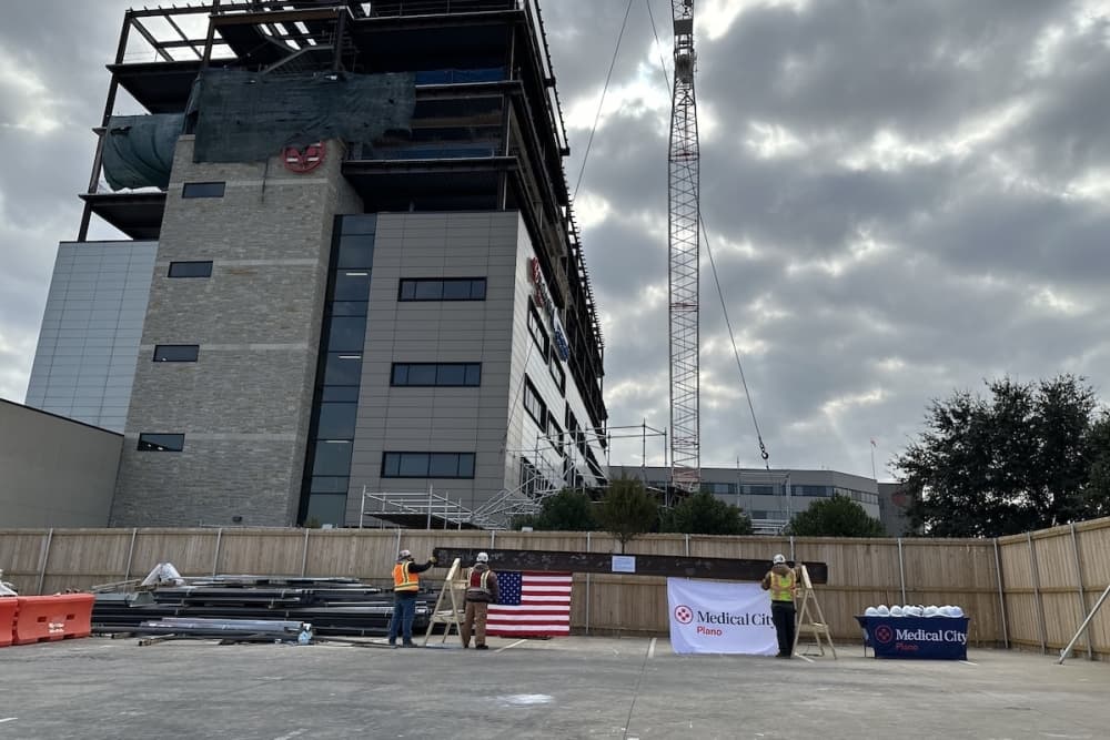 Medical City Plano $108 million expansion passes construction milestone