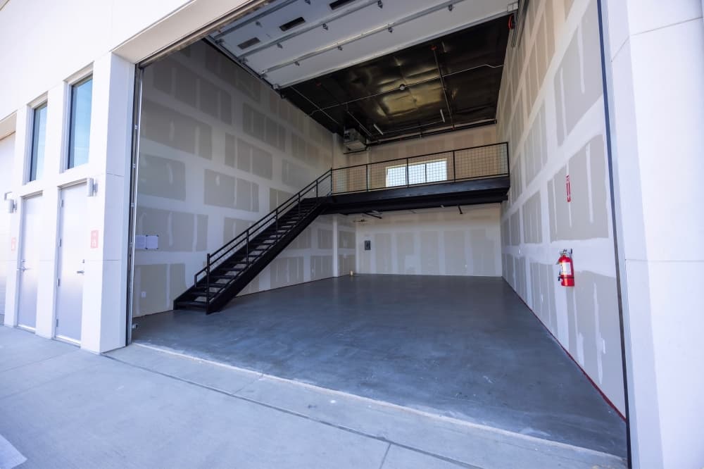 Image of a luxury garage suite interior at the Allen location. 