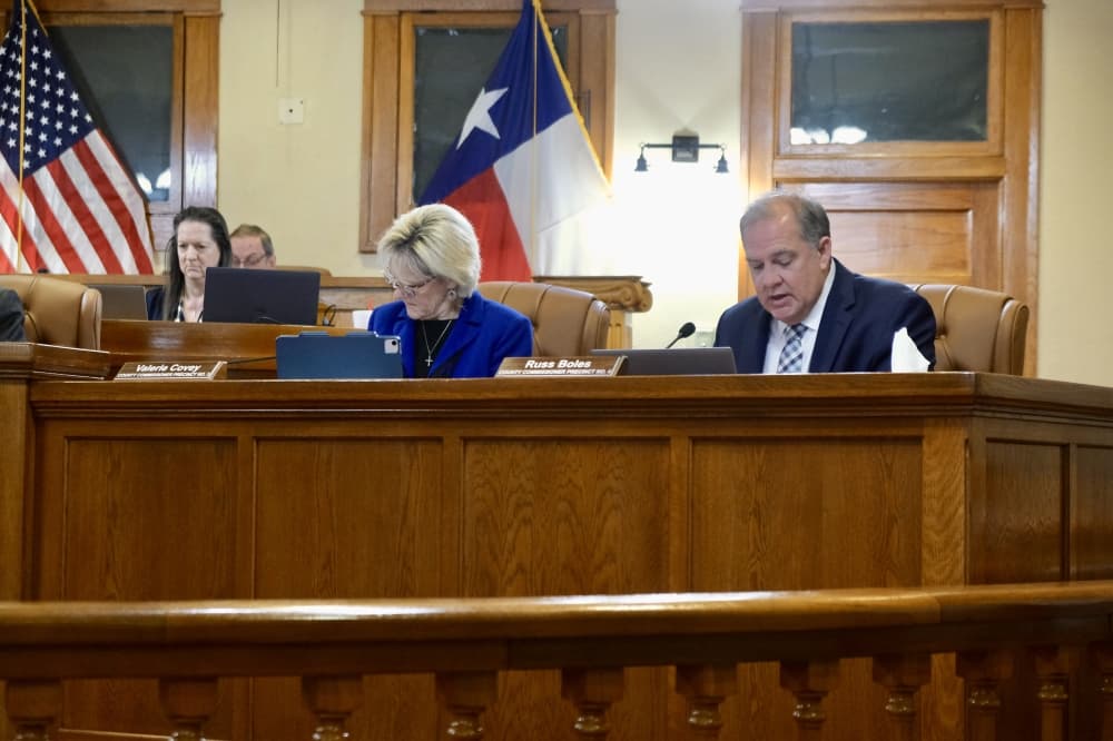 Precinct 4 Commissioner Russ Boles said using city halls for elections is common, and while it changes operations, it doesn’t impede them. (Gracie Warhurst/Community Impact)