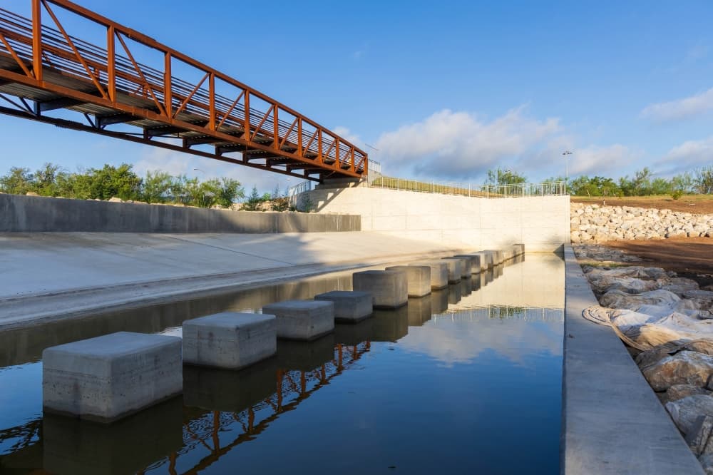 Austin completes $28.5M Guerrero Park bridge and creek stabilization project