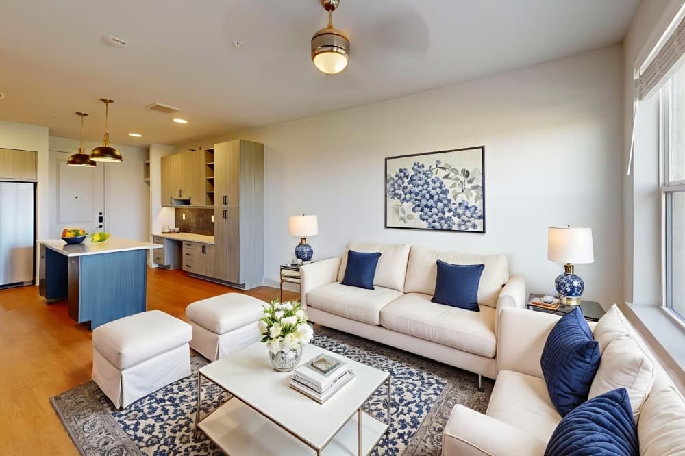 the inside of an apartment unit
