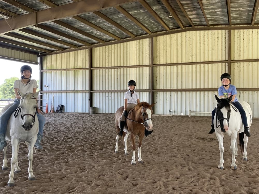 KMR Equestrian’s summer camp is for riders, beginner to advanced, to grow and improve their horsemanship. (Courtesy KMR Equestrian)