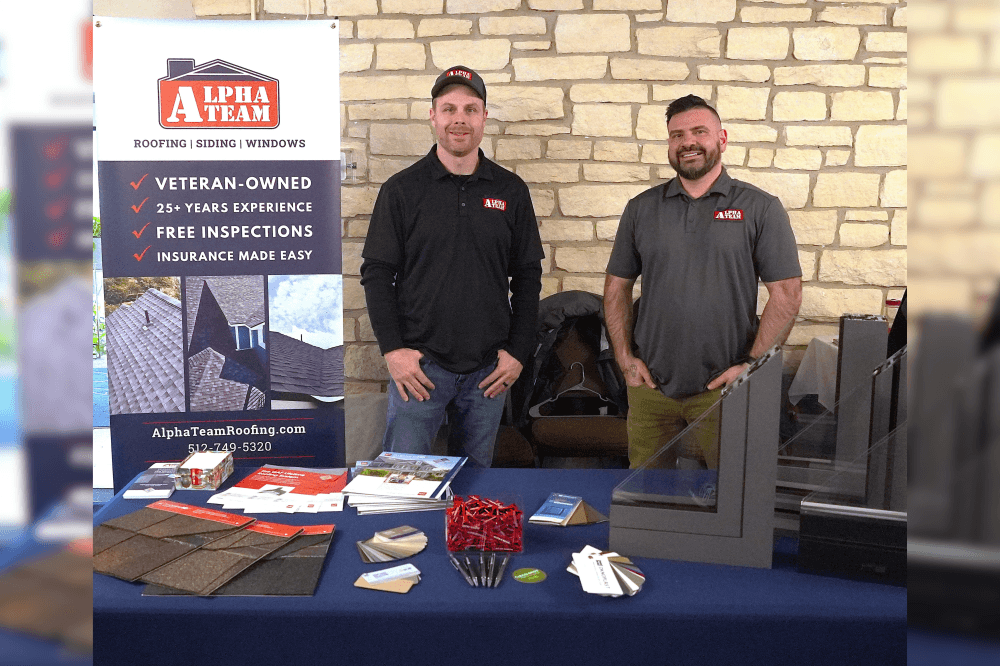 Roofing company at Homes Show