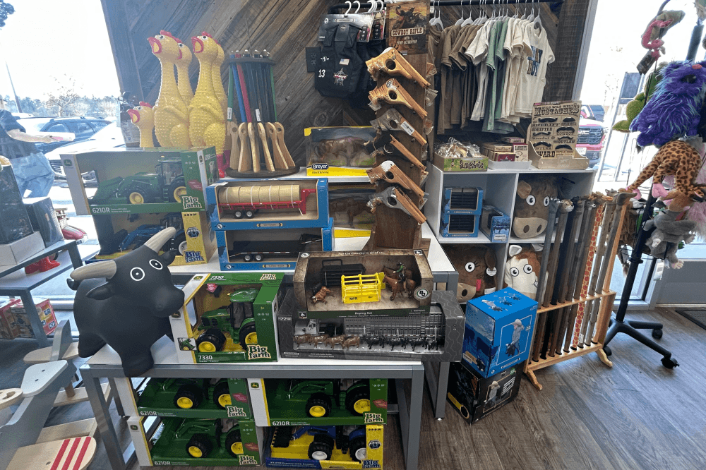 ToyBox Treasures Magnolia Texas specialty toy store showcasing a wide variety of kids toys, educational games, toddler toys, birthday gifts for children, and unique family-friendly shopping experience