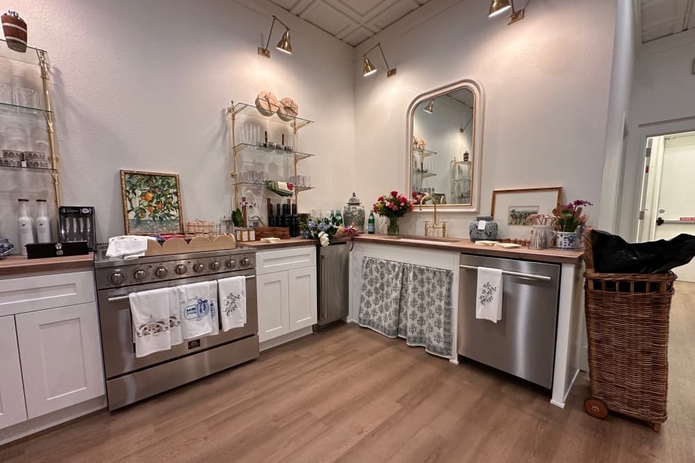 Letz uses her background in interior design to help customers find the right pieces to fit in their home. (Heather McCullough/Community Impact)
