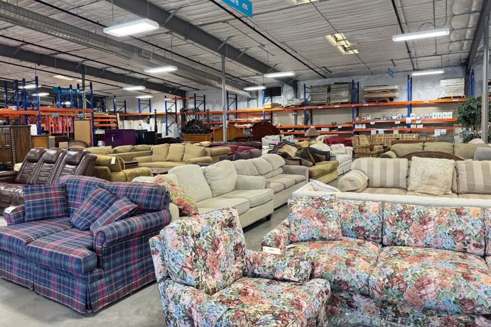 The ReStore sells donated furniture, appliances and home improvement items, with proceeds helping fund local homebuilding and repair efforts. (Nichaela Shaheen/Community Impact)